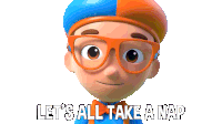 Let'S All Take A Nap Blippi Sticker - Let'S All Take A Nap Blippi Blippi Wonders Educational Cartoons For Kids Stickers