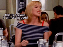 Samantha Jones This Is Serious GIF - Samantha Jones This Is Serious I Almost Gagged GIFs