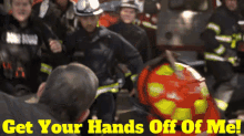 Station19 Maya Bishop GIF - Station19 Maya Bishop Get Your Hands Off Of Me GIFs