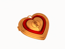 a heart shaped locket with a picture of a girl and the words pichoncho my beloved on it