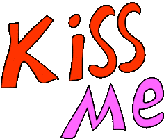 Kiss Me Love Sticker - Kiss Me Love Couple Stickers