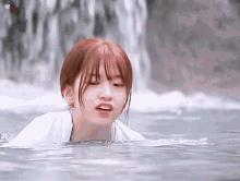 ahn yujin izone swim