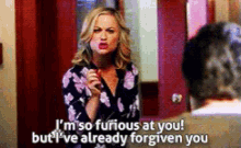 parksandrec im so furious at you forgiven mad rage