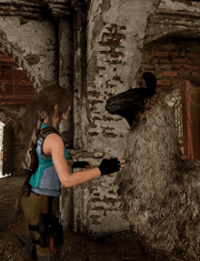 Tomb Raider Lara Croft GIF - Tomb Raider Lara Croft Llama GIFs