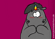 Pummeleinhorn Unicorn GIF