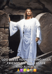 god bless you my chino hills friends on this easter and always .