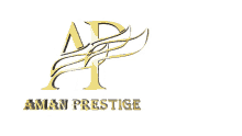 aman prestige ap logo spinning gold
