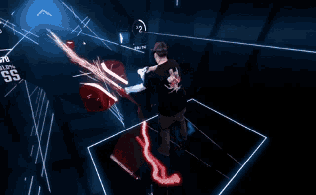 luge Cruelty Fortov Wide Lens Beat Saber Vrhere GIF - Wide Lens Beat Saber Vrhere Mixed Reality  Beat Saber - Discover & Share GIFs