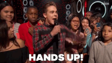 Hands Up Question GIF - Hands Up Question Raise The Roof GIFs