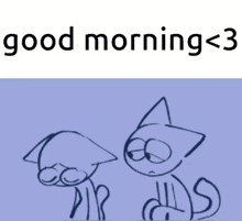Good Morning Cats GIF - Good Morning Cats Making Out GIFs