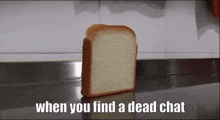Toast Dead Chat GIF - Toast Dead Chat Toast Falling Over GIFs