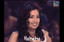 Hahaha Shreya Ghoshal GIF - Hahaha Shreya Ghoshal Indian Singer GIFs