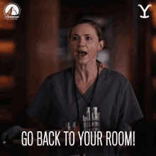 Go Back To Your Room Nurse Maggie GIF - Go Back To Your Room Nurse Maggie Yellowstone GIFs