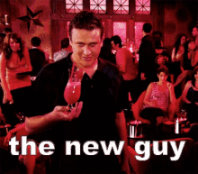 new guy the new guy guy flirty drink