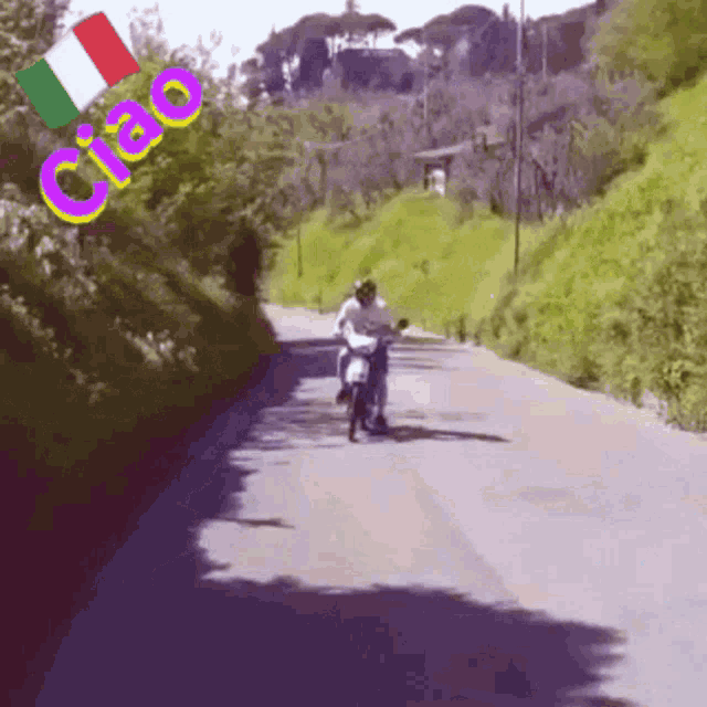Ciao Ciao Piaggio Sticker - Ciao Ciao Piaggio Bike - Discover & Share GIFs