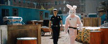police bunny cop costume moving in