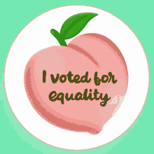 I Voted For Equality Vote GIF - I Voted For Equality I Voted Vote GIFs