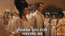 Thank You For Having Me Young King George GIF - Thank You For Having Me Young King George Queen Charlotte A Bridgerton Story GIFs