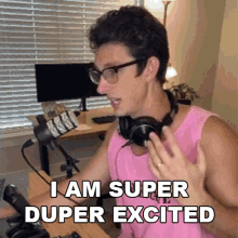 I Am Super Duper Excited Maclen Stanley GIF - I Am Super Duper Excited Maclen Stanley The Law Says What GIFs