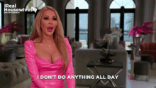 Lisa Rhom Lazy Lazy GIF - Lisa Rhom Lazy Lazy Real Housewives GIFs