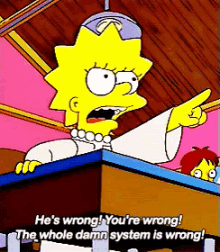All Wrong GIF - Lisa Simpson The Simpsons Wrong GIFs