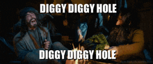 diggy diggy hole bofur bifur the hobbit dwarves