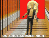 On A Hot Summer Night Billy Idol GIF - On A Hot Summer Night Billy Idol Hot In The City Song GIFs