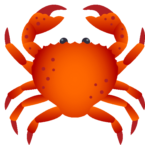 Crab Nature Sticker - Crab Nature Joypixels Stickers