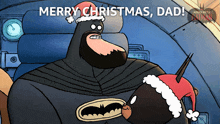 Merry Christmas Dad Damian Wayne GIF - Merry Christmas Dad Damian Wayne Batman GIFs