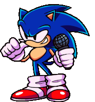 Sonic The Hedgehog Fnf Sticker - Sonic The Hedgehog Fnf Sonic'S Rhythm Rush Stickers