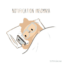 Cant Sleep Notification Insomnia GIF - Cant Sleep Notification Insomnia Phone GIFs