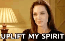 Angelina Jolie Uplift My Spirit GIF - Angelina Jolie Uplift My Spirit Yes GIFs