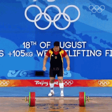 Weightlifting Matthias Steiner GIF - Weightlifting Matthias Steiner International Olympic Committee GIFs
