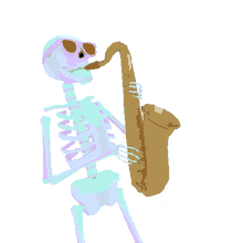 saxophone playing