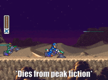 Mega Man X Green Biker Dude GIF - Mega Man X Green Biker Dude Peak Fiction GIFs