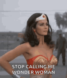 Wonder Woman Stop Calling Me GIF - Wonder Woman Stop Calling Me GIFs