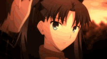 Tohsaka Rin GIF - Tohsaka Rin Surprised GIFs