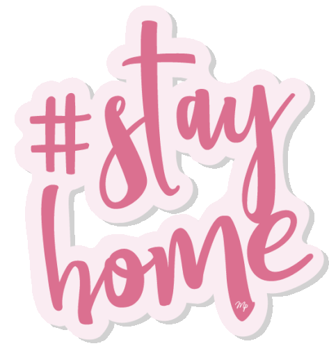 Stay Home Home Sticker - Stay Home Home Quarantine Stickers