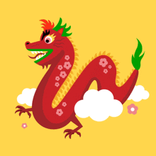 Dragon Chinese Dragon GIF - Dragon Chinese Dragon Lunar New Year GIFs
