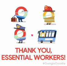 Thank You Essential Workers Essential Employee GIF - Thank You Essential Workers Essential Employee Stay Safe GIFs