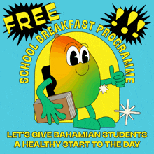 Free School Breakfast Programme Let'S Give Bahamian Students A Healthy Start To The Day GIF - Free School Breakfast Programme Let'S Give Bahamian Students A Healthy Start To The Day Bahamas Forward GIFs