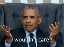 Obama I Wouldnt Care GIF - Obama I Wouldnt Care I Dont Care GIFs
