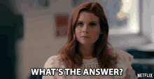 Whats The Answer Joanna Garcia GIF - Whats The Answer Joanna Garcia Maddie Townsend GIFs