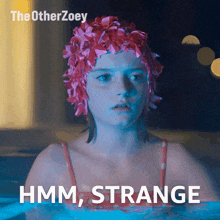 Hmm Strange The Other Zoey GIF - Hmm Strange The Other Zoey This Is Weird GIFs