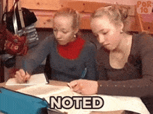 Noted Writing Down GIF - Noted Writing Down Notice GIFs