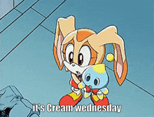 Wednesday Cream GIF - Wednesday Cream Cream The Rabbit GIFs