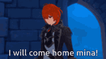 Diluc I Will Come Home Mina GIF - Diluc I Will Come Home Mina Diluc Mina GIFs