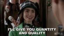 Ill Give You Quantity And Quality Emily Cooper GIF