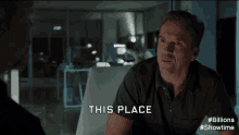 This Place Doesn'T Fucking Run Without You. GIF - Damian Lewis Bobby Axelrod David Costabile GIFs