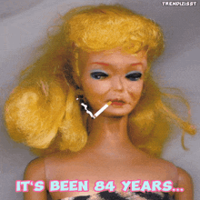 Barbie 84 Years GIF - Barbie 84 Years It'S Been 84 Years GIFs